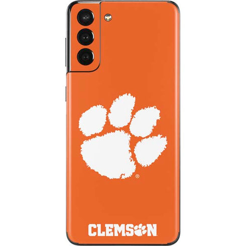 Clemson University Tiger Print Galaxy S21 Plus 5G Skin
